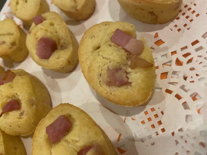 carbonara mini cake
