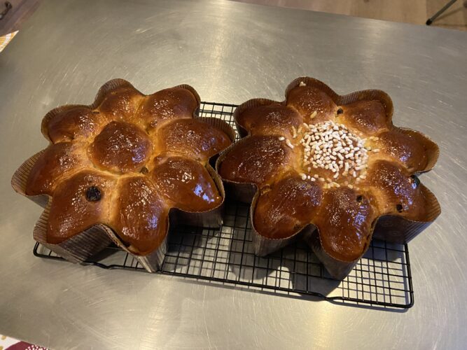 fiore brioche uvetta