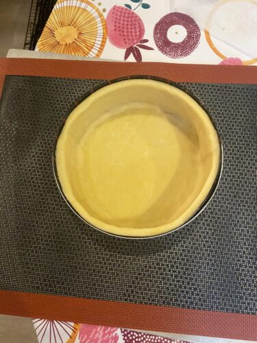 flan salato formaggio noci