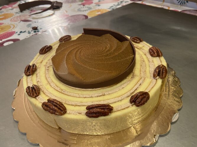 girella pecan mele caramello
