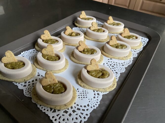 mignon tonno pesto pistacchi