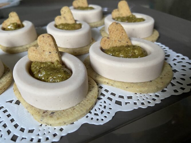 mignon tonno pesto pistacchi