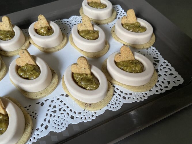 mignon tonno pesto pistacchi