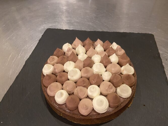 tart namelaka tre cioccolati