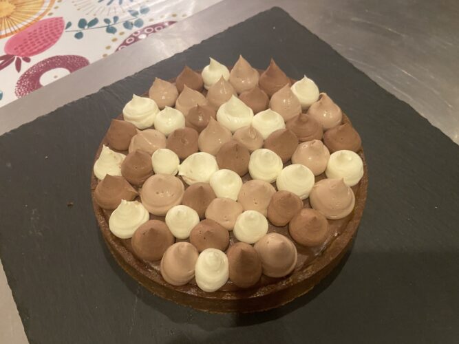 tart namelaka tre cioccolati
