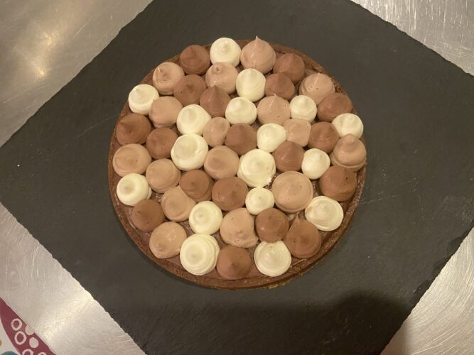 tart namelaka tre cioccolati
