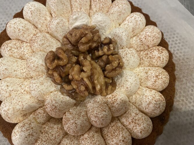 torta carote noci