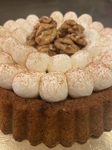 torta carote noci