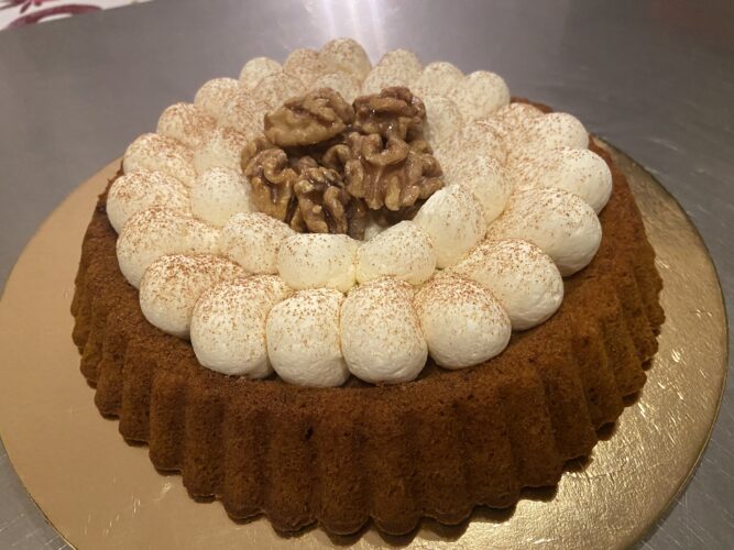 torta carote noci