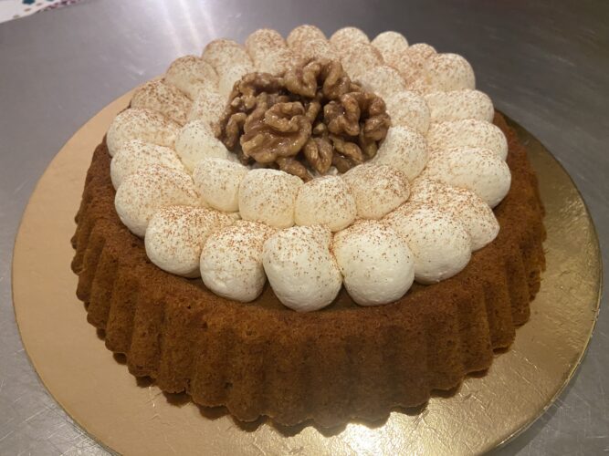 torta carote noci