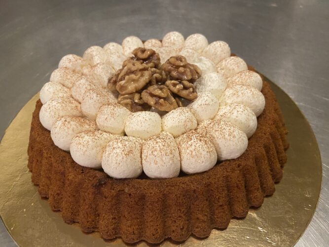torta carote noci