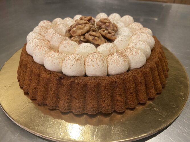 torta carote noci
