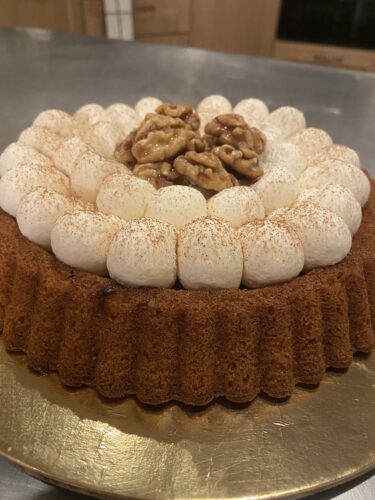 torta carote noci