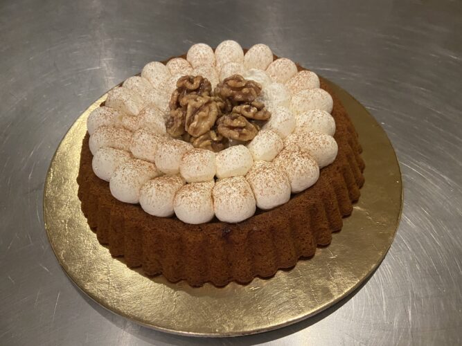 torta carote noci