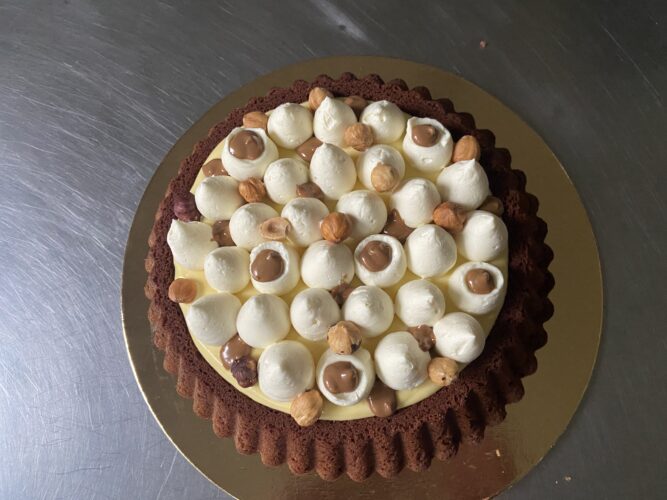 torta madeleine noccio vaniglia