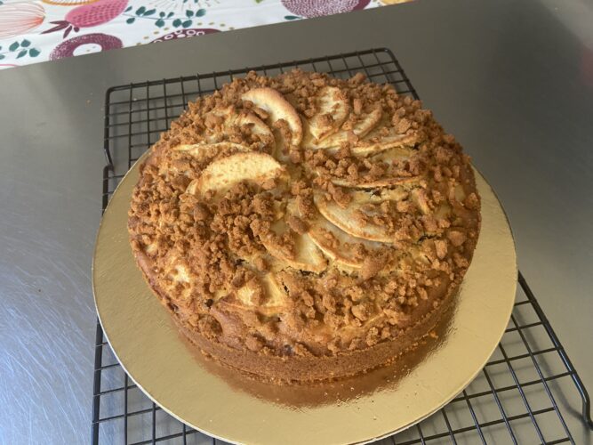 torta mele lotus biscoff