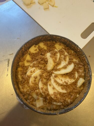 torta mele lotus biscoff