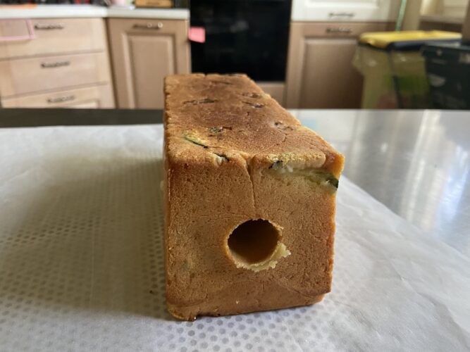 travel cake salato zucchine formaggio