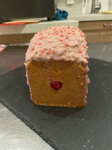 cake cuor fragola vaniglia