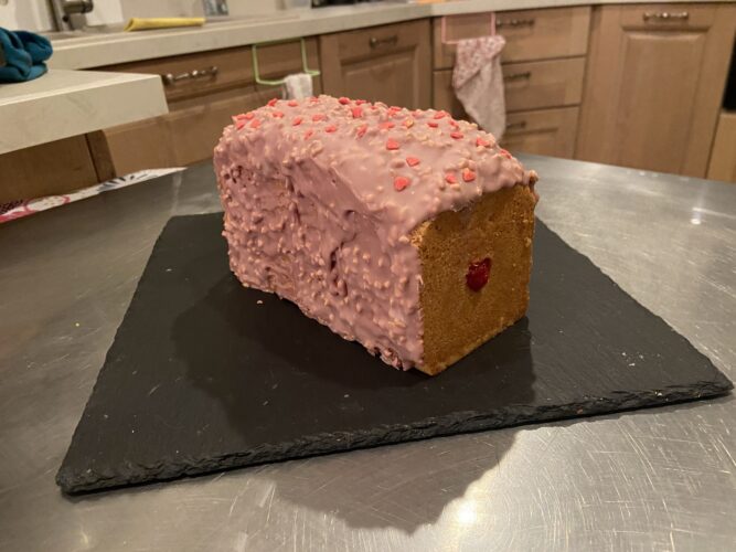 cake cuor fragola vaniglia