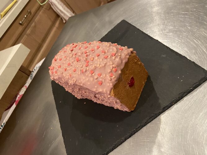 cake cuor fragola vaniglia