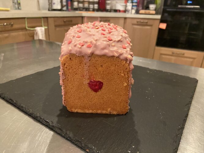 cake cuor fragola vaniglia