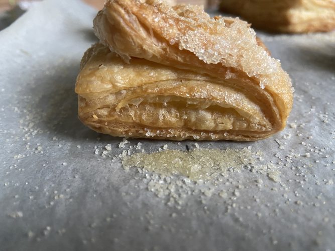 fagottini sfoglia frangipane