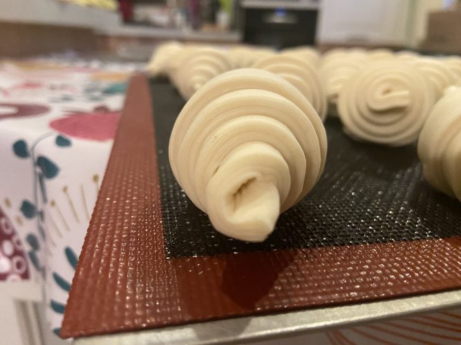 mini croissant francese