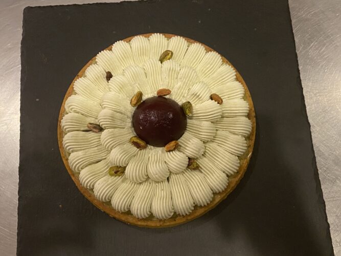 tart pistacchio ciliegia