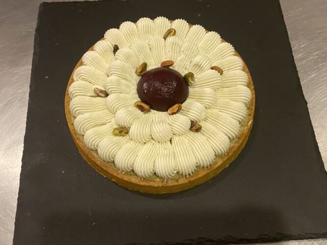 tart pistacchio ciliegia
