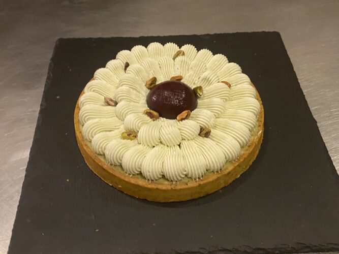tart pistacchio ciliegia