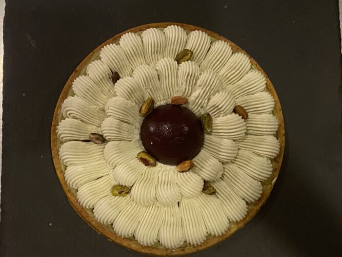 tart pistacchio ciliegia