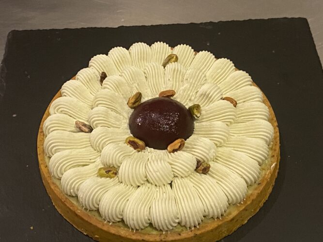 tart pistacchio ciliegia