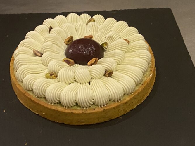 tart pistacchio ciliegia