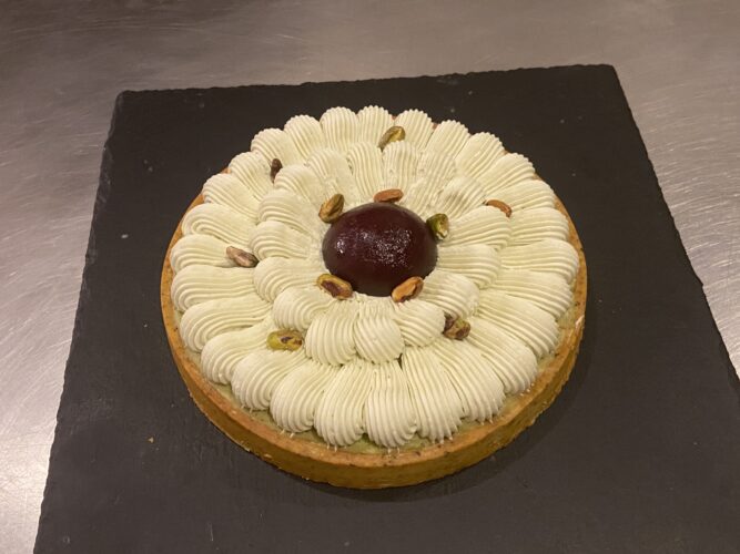 tart pistacchio ciliegia