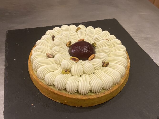 tart pistacchio ciliegia