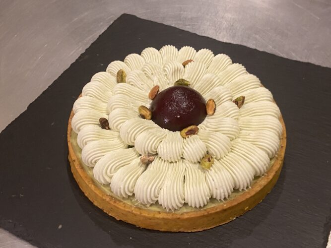 tart pistacchio ciliegia