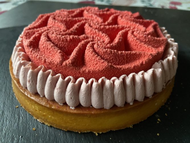 tart vaniglia lampone