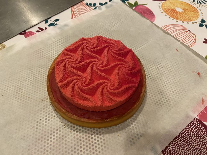 tart vaniglia lampone