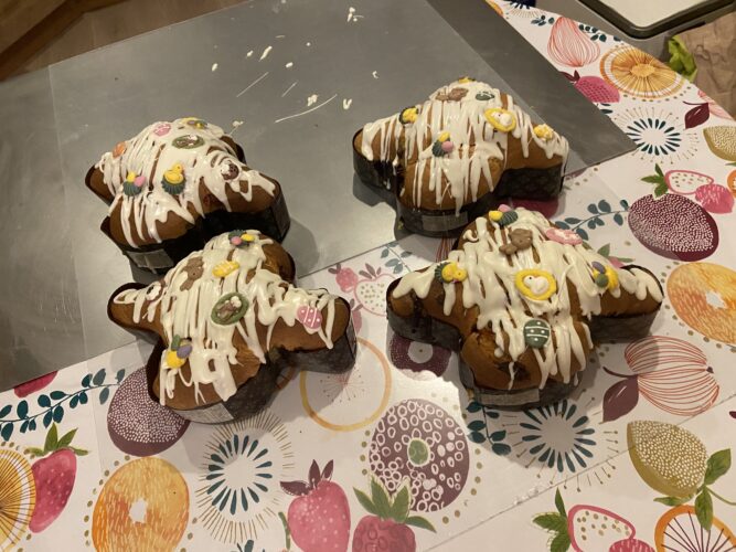 colomba pistacchio lampone