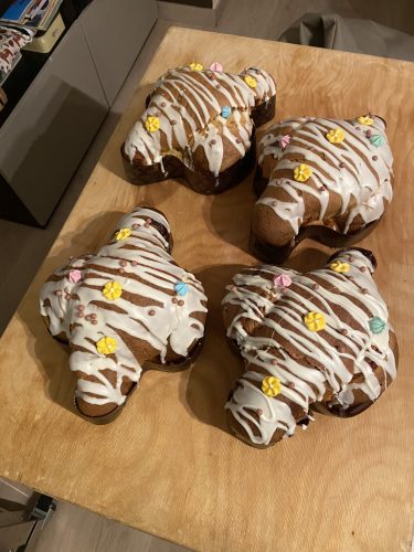 colomba fragola bianco