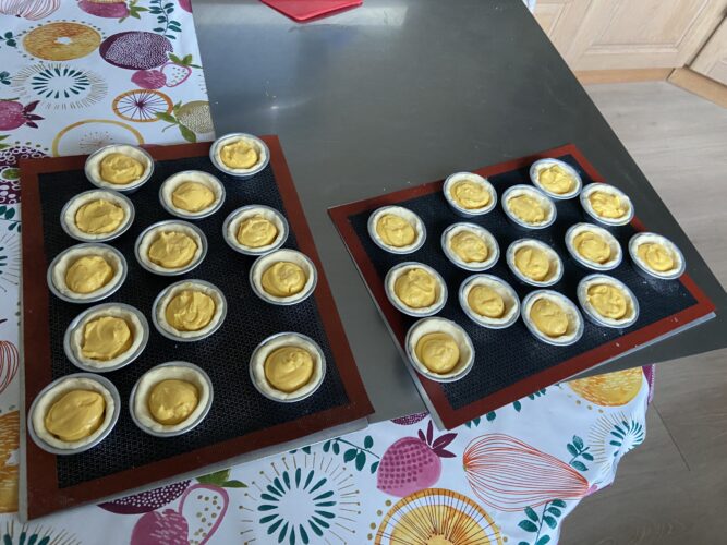 tortine sfoglia e crema