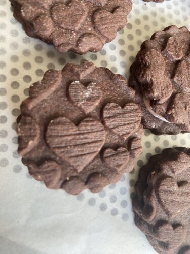 biscotti stampati cacao