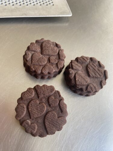 biscotti stampati cacao