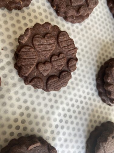 biscotti stampati cacao