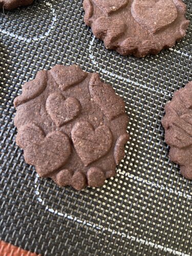 biscotti stampati cacao