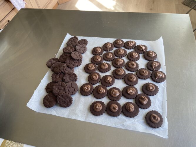 biscotti stampati cacao