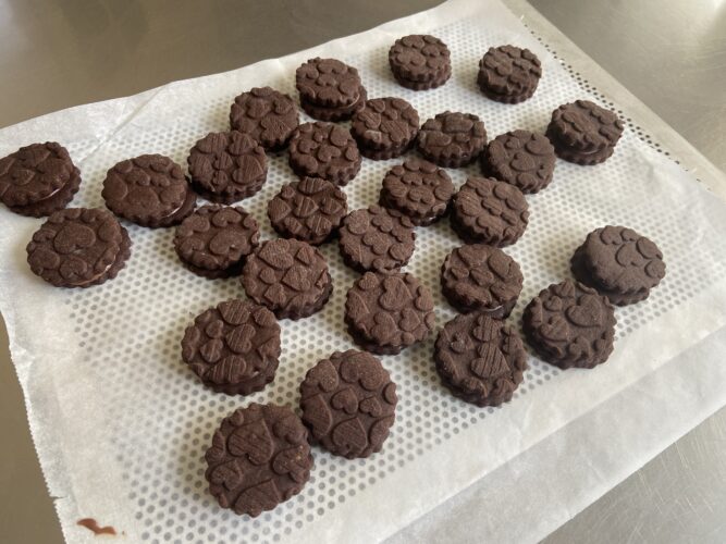 biscotti stampati cacao