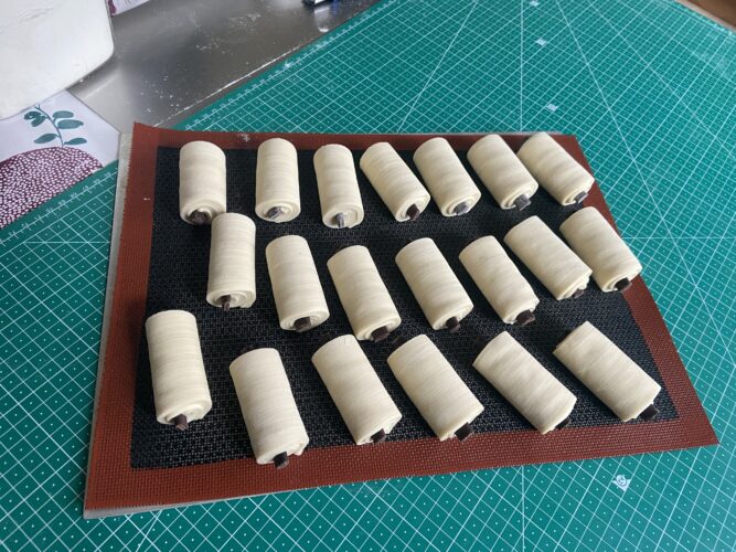 saccottini rigati cioccolato