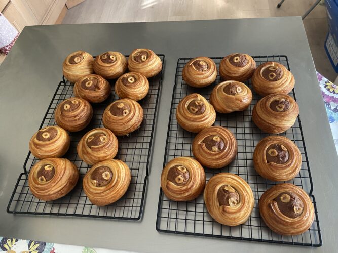 croissant cuor nocciola